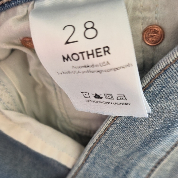 MOTHER Light Blue Flare Jeans - Picture 3 of 6